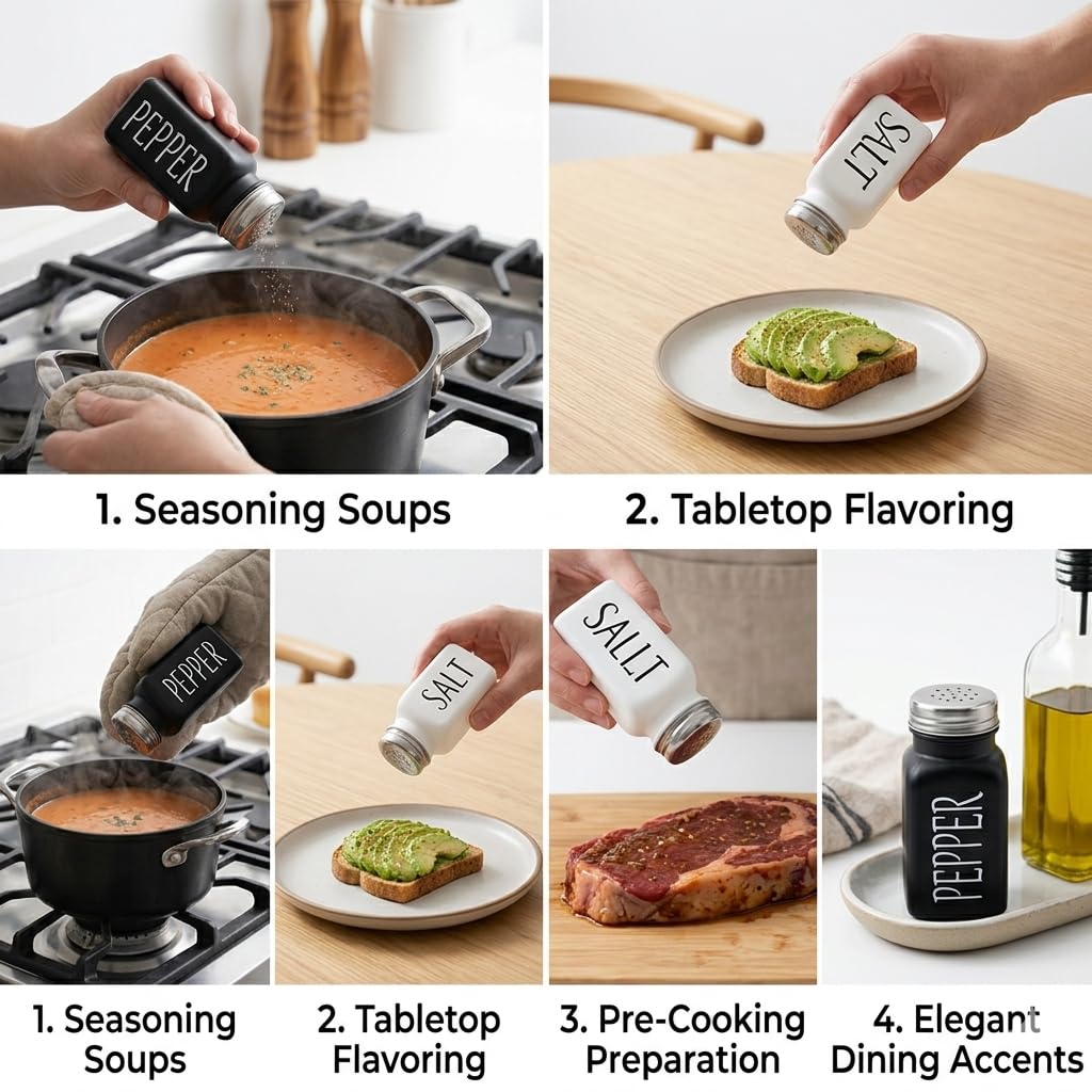 Salt and Pepper Shaker Set 100 Ml 2 Set