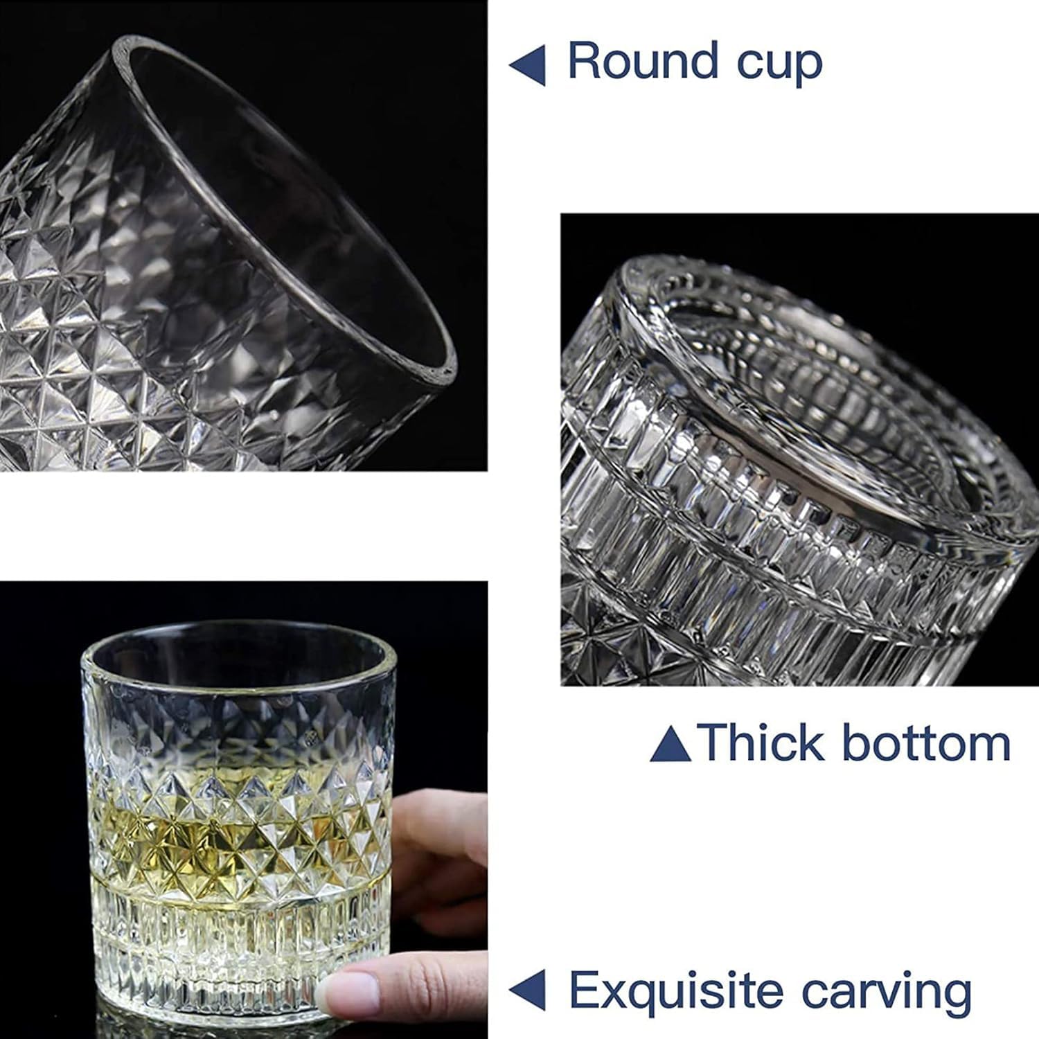 CRYSTL JUICE GLASS 200ML 6PCS SET