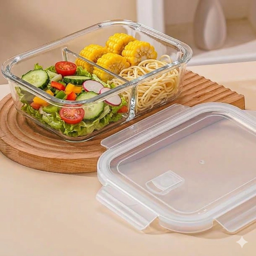 LUNCH BOX 2 PARTITION 1000 ML  BXW-101-2