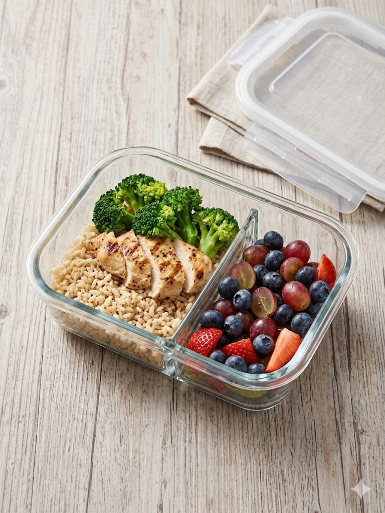 LUNCH BOX 2 PARTITION 1000 ML  BXW-101-2