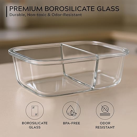 LUNCH BOX 2 PARTITION 1000 ML  BXW-101-2