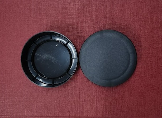 53D BLACK VERGINE PLASTIC CAP