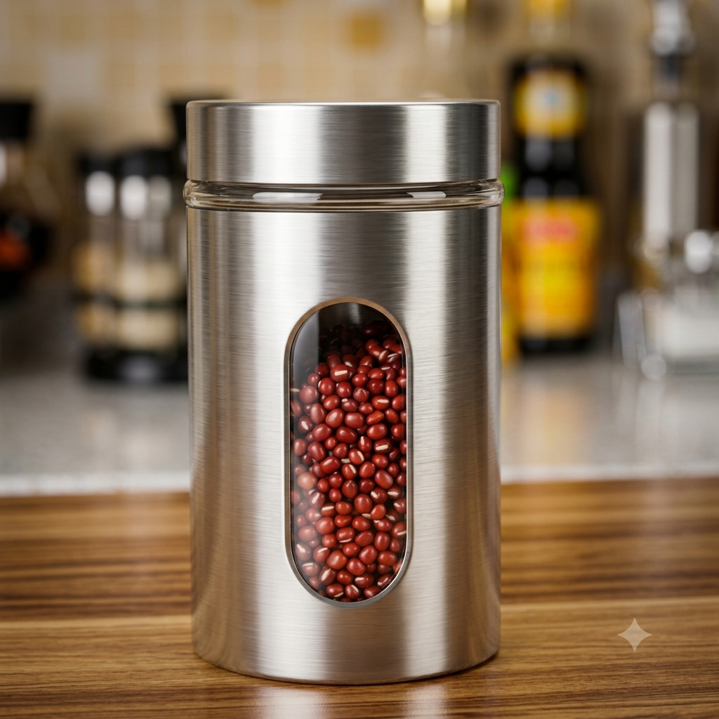 WINDOW CANISTER 550ML 1PCS BOX PACK H4081-2