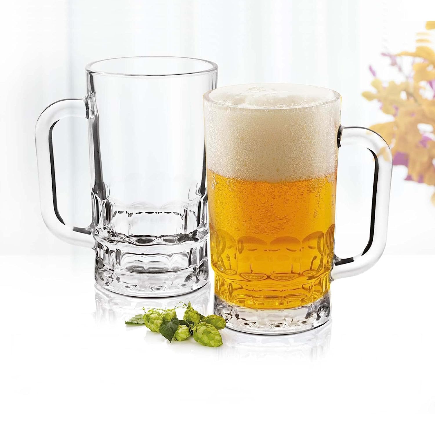 BEER MUG HANDLE 355ML 2PCS