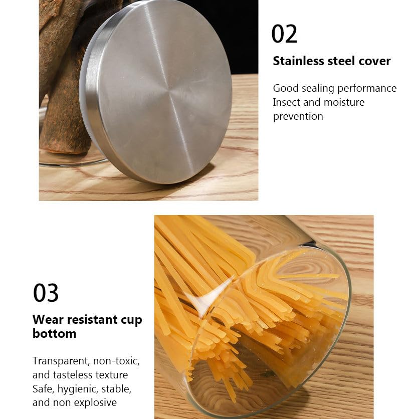 STEEL LID JAR ROUND 320ML 3PCS SET WD10-320-L3-SS