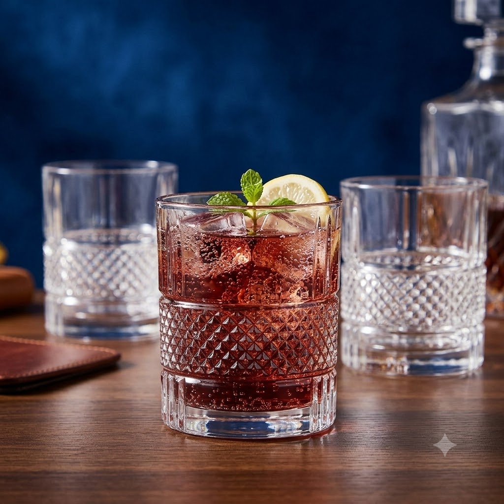 BRILLIANT WHISKY GLASS 325ML 6 PCS  SET