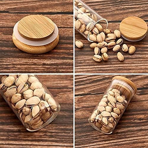 WOODEN LID JAR ROUND 270ML 1 PC SMG-10