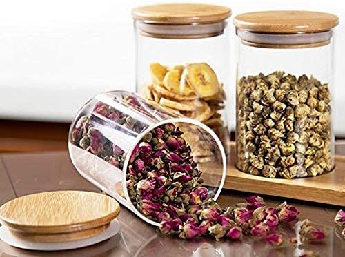WOODEN LID JAR ROUND 220ML 1 PC SMG-9