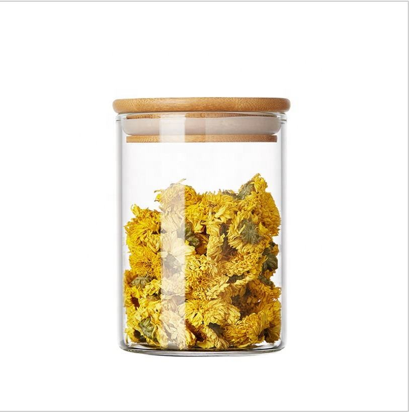 WOODEN LID JAR ROUND 220ML 1 PC SMG-9