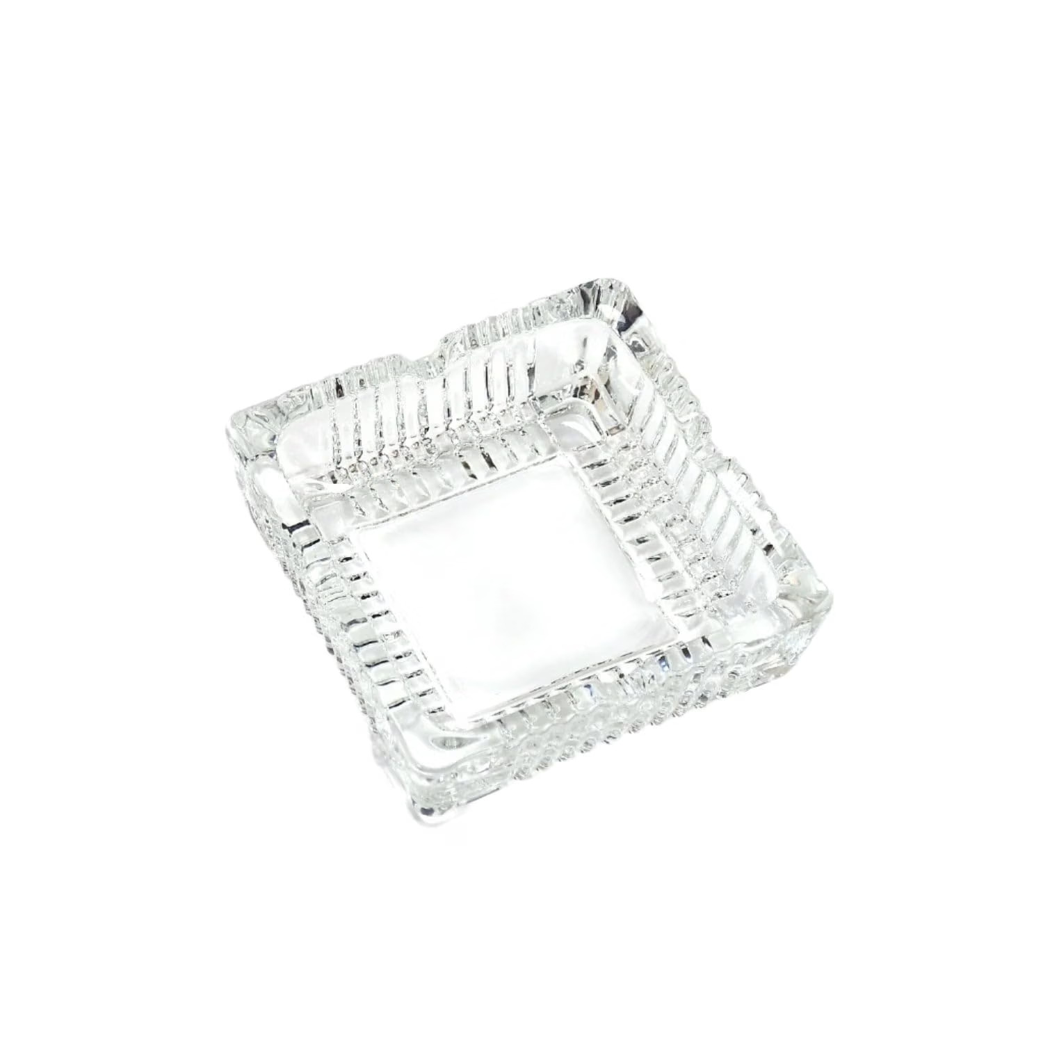 DELI SQUARE 4 INCH ASH TRAY COL BOX YG8016-4