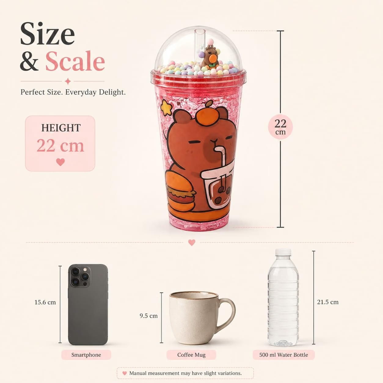 SIPPER TUMBLER 450 ML WITH STRAW AND LID MIX COL