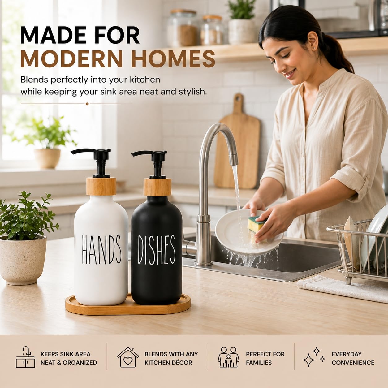 3 PC BATHROOM SET IN COL BOX 500ML MSB-8407