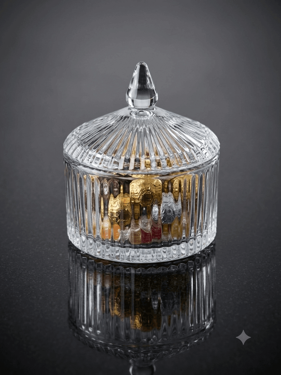 CANDY JAR 3.5 INCH 1 PCS BOX PACK DM611-2