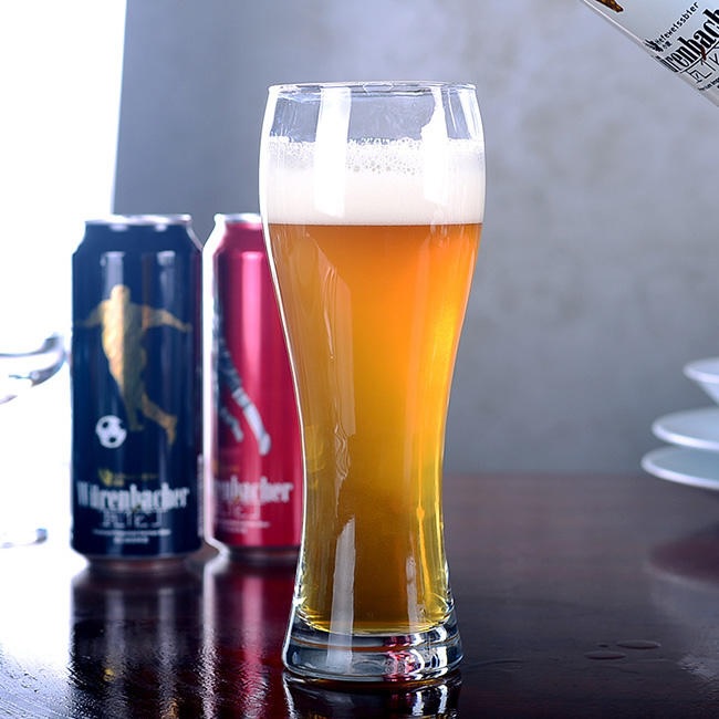 DELI PLISNER BEER GLASS 360ML 6PCS