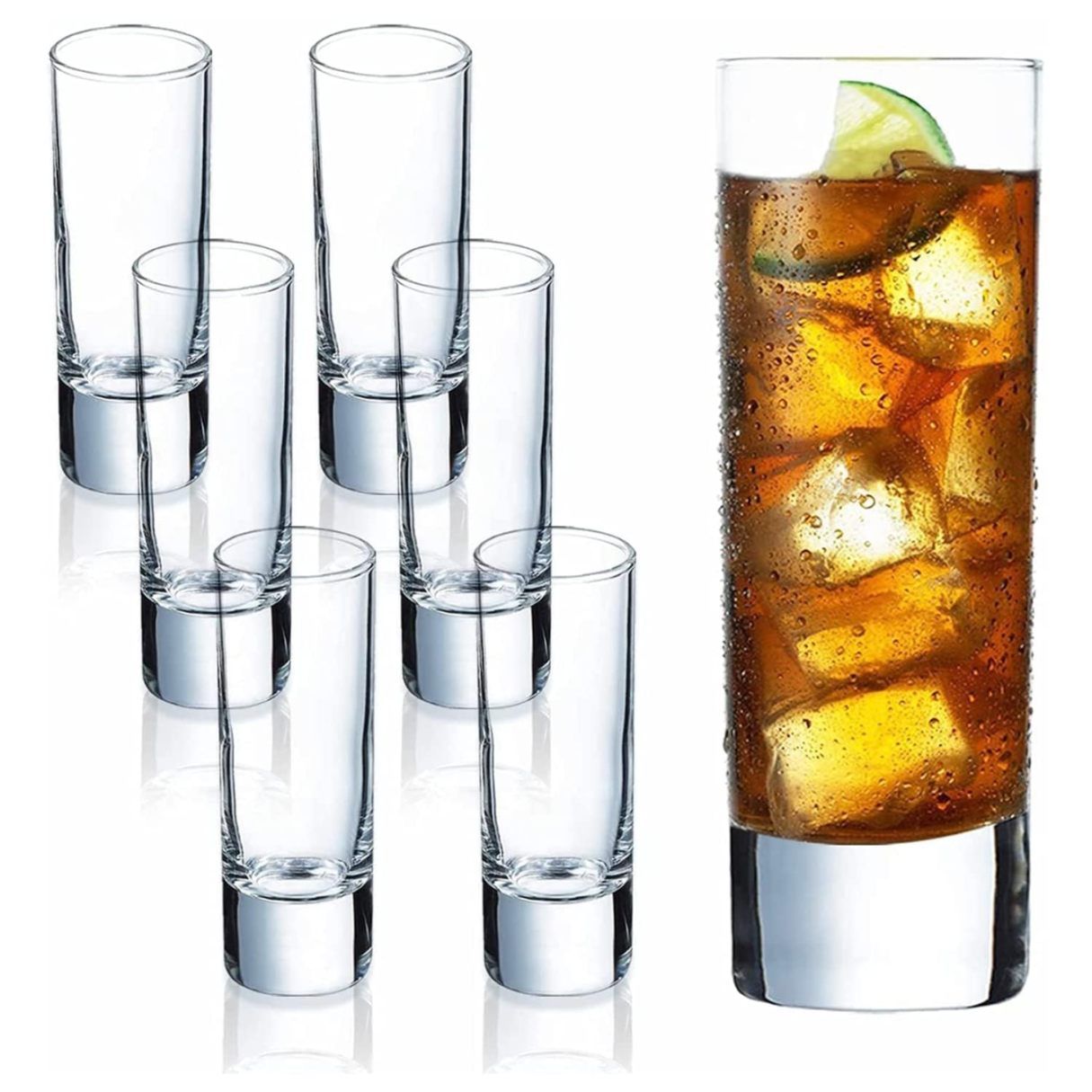 DIAMOND SHOT GLASS 70ML 6PCS SET