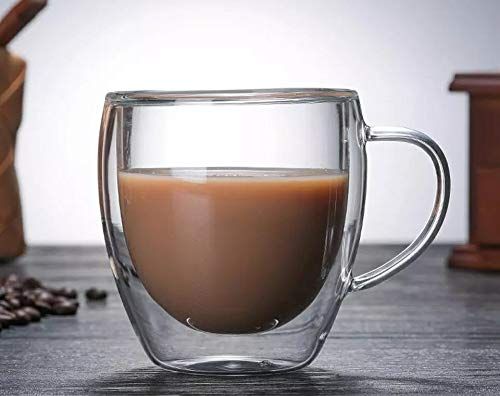 DW GLASS MUG HANDL 250ML 1PCS