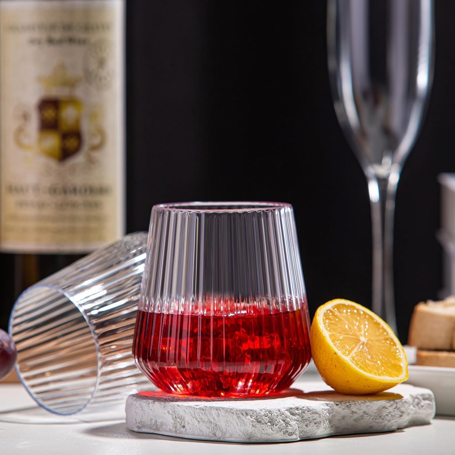 WHISKY  GLASS LINNIG 385ML 6PCS SET