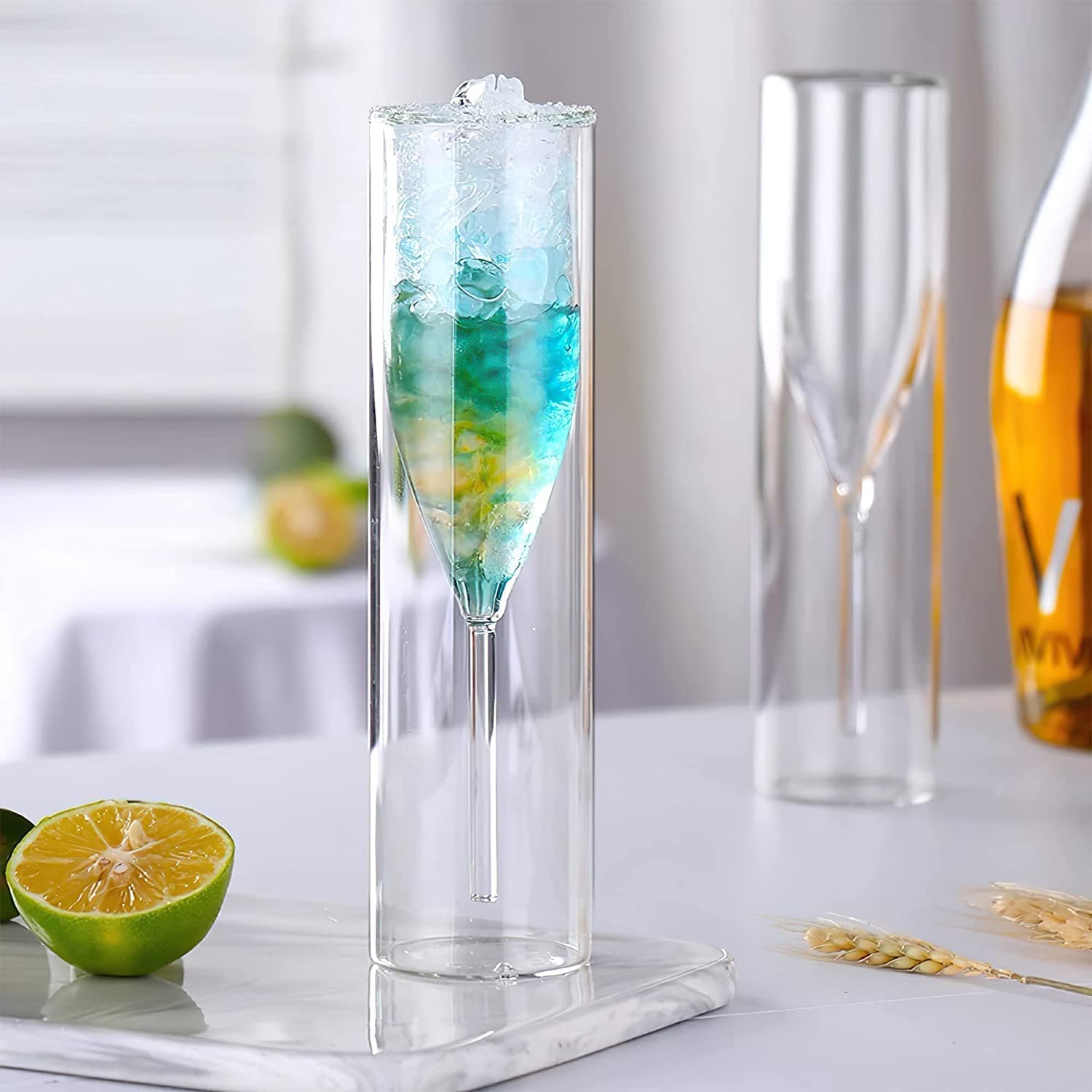 DW CHAMPAGNE DEINKING GLASS 150ML WHITE BOX 1PCS  22969 I DW CHAMPGNE
