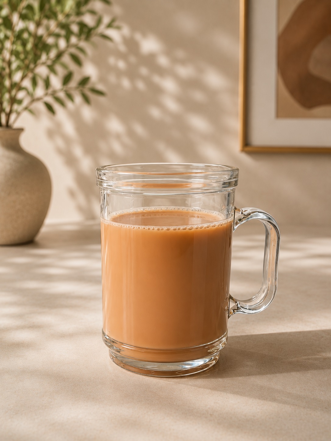 RAIN RIPPLE TEA CUP WITH LID 390ML EZ385