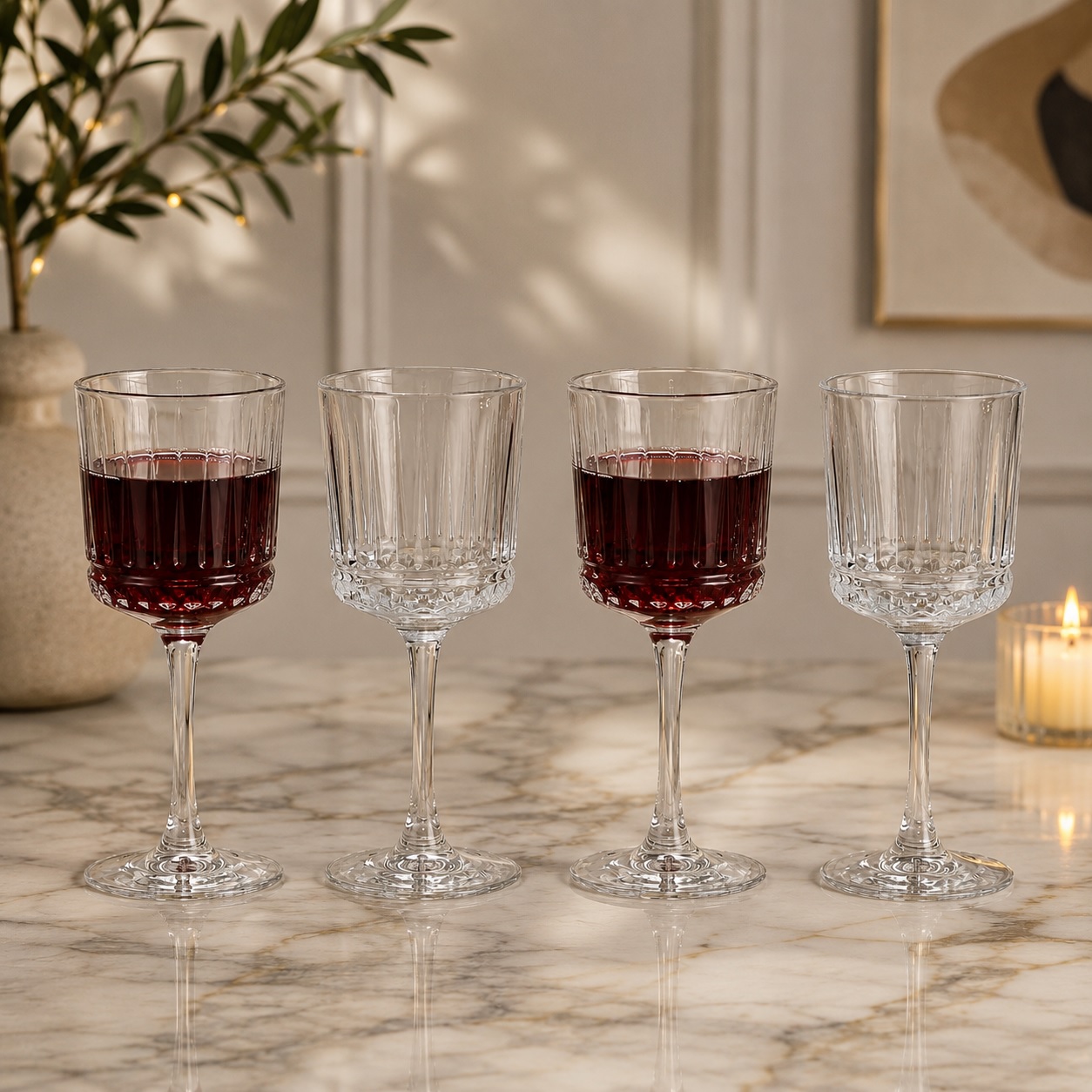 WINE GLASS D SOGA 340 ML 4 PCS SET
