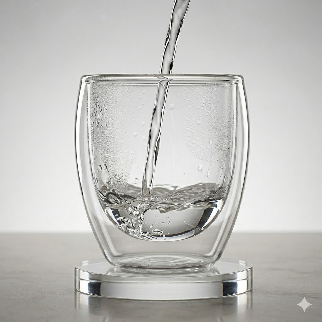DW GLASS MUG 250ML 1 PCS