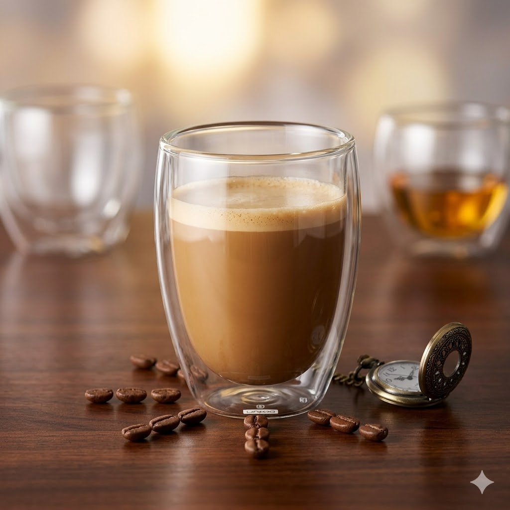 DW GLASS MUG 350ML 1 PCS