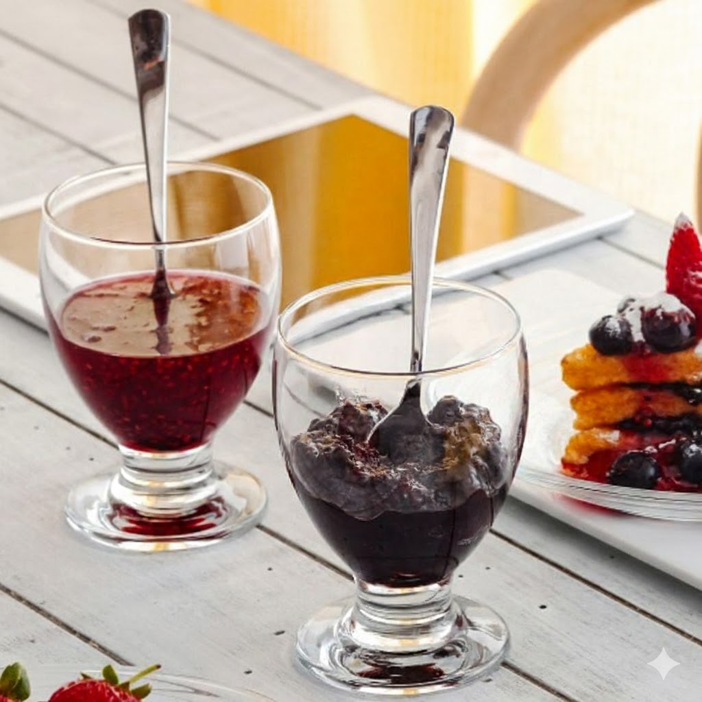 JUICE GLASS GOBLET MINI 150ML 6PCS  HG6112-095