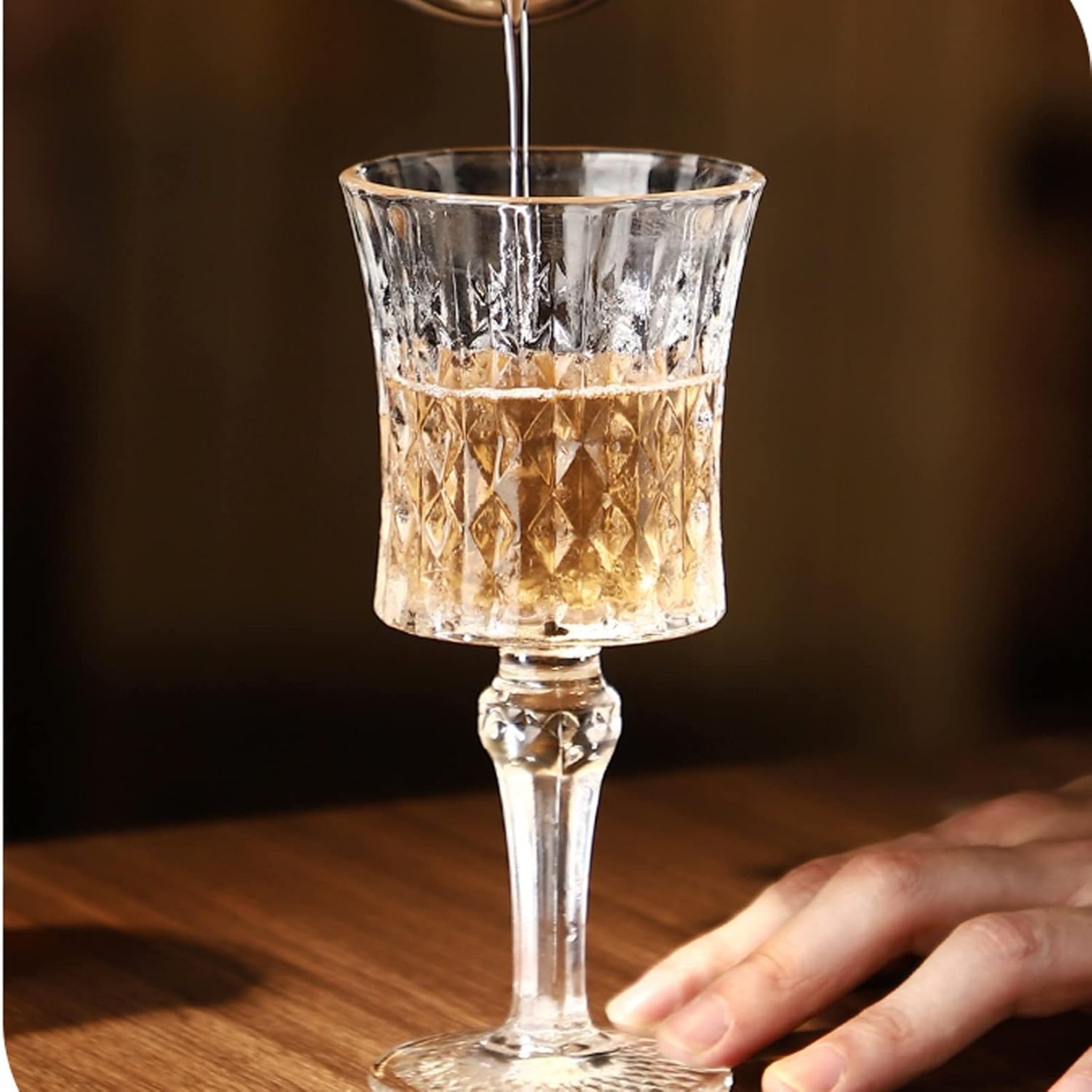 CRYSTAL BRANDY 190ML 6PCS