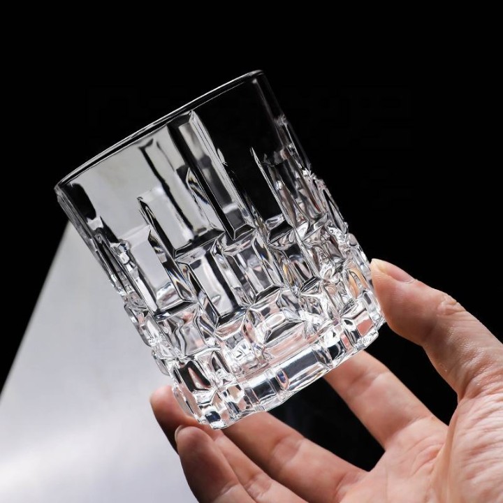 DOUBLE OLD FASHION WHISKY GLASS 325ML 6PCS SET
