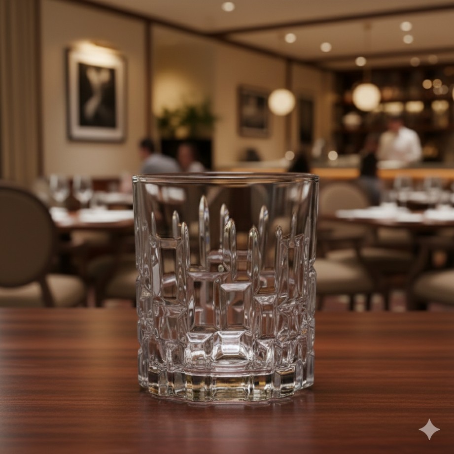 DOUBLE OLD FASHION WHISKY GLASS 325ML 6PCS SET  22901|KTY6240-1