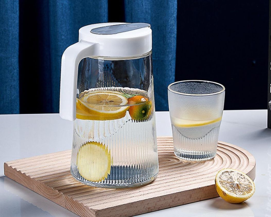 LINING JUG AND GLASS 5PCS 1.2LTR , 200ML 5PCS SET