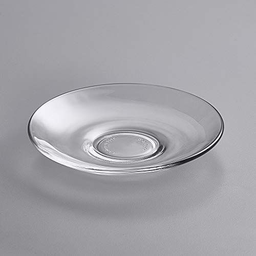 GLASS SAUCER SMALL 6PCS