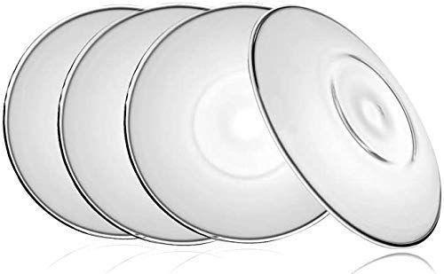 GLASS SAUCER SMALL 6PCS 20842 | KTW316