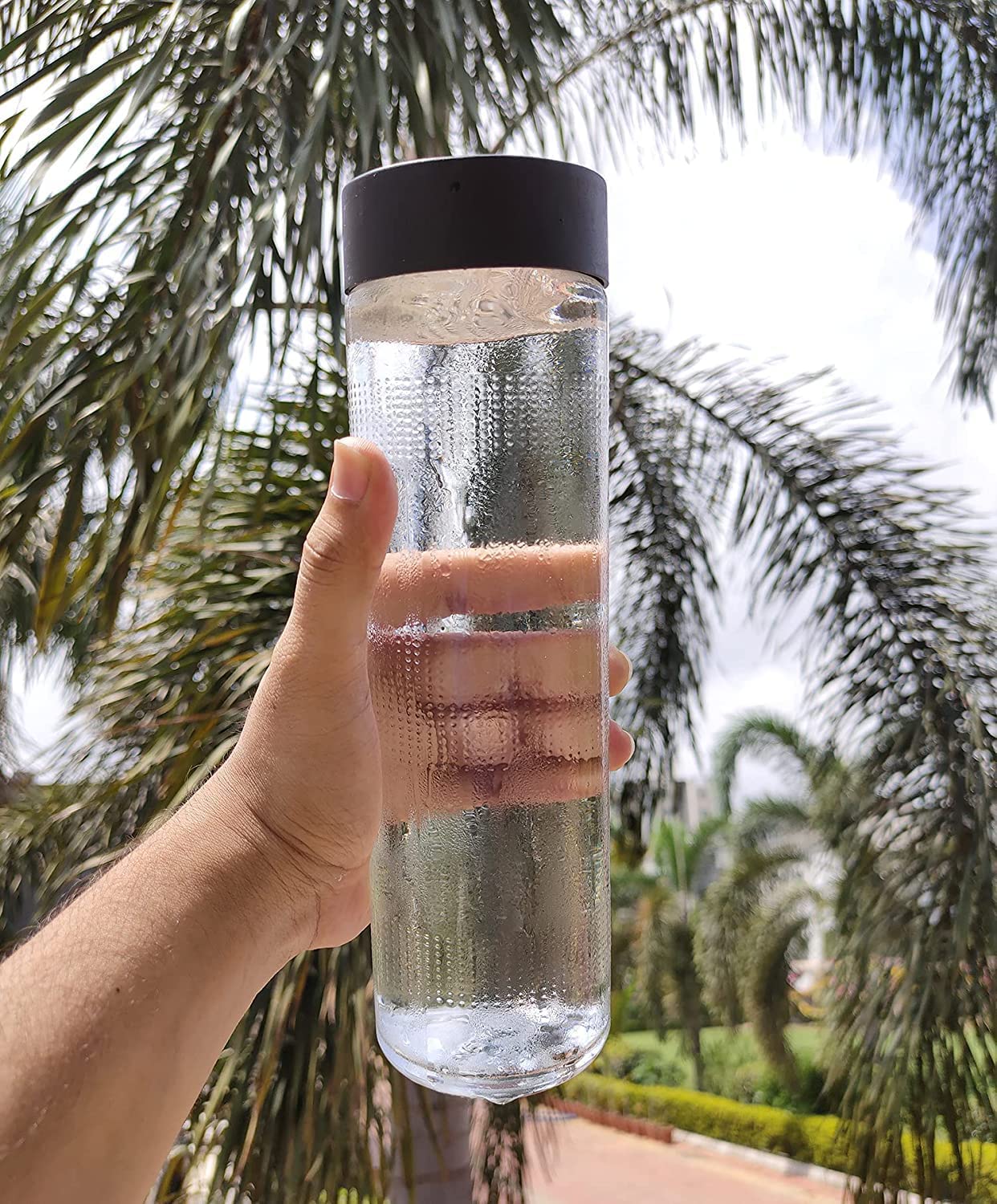 750ML SG WATER BOTTLES BLACK WITHOUT CAP