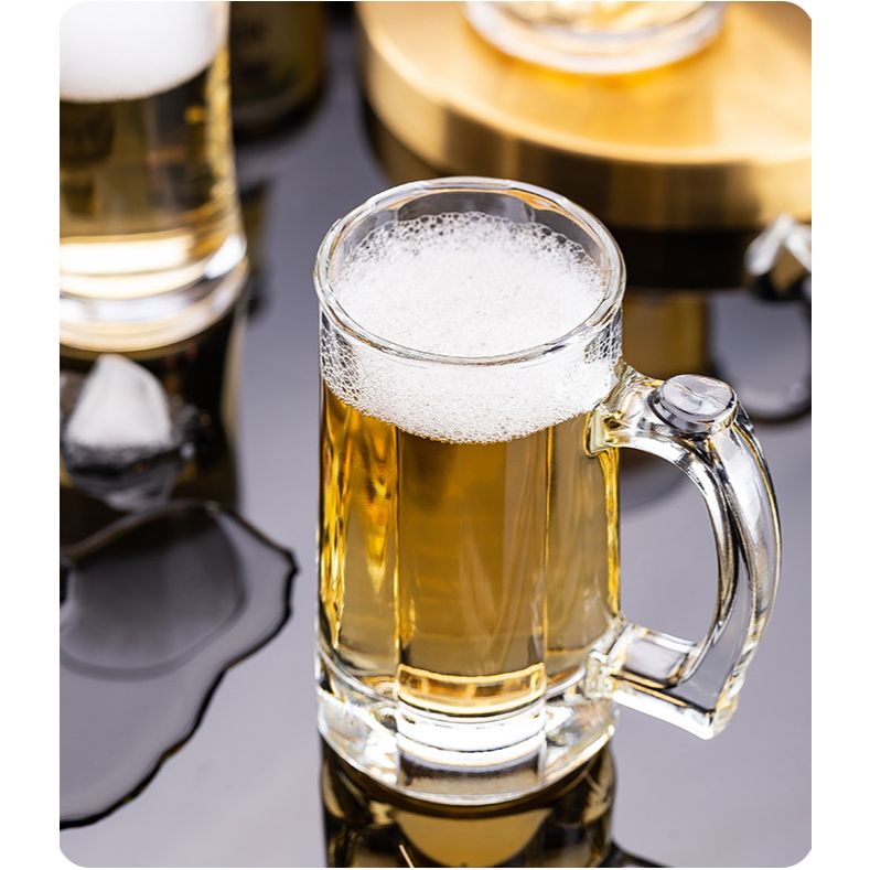 BEER MUG HANDLE 380ML 6 PCS
