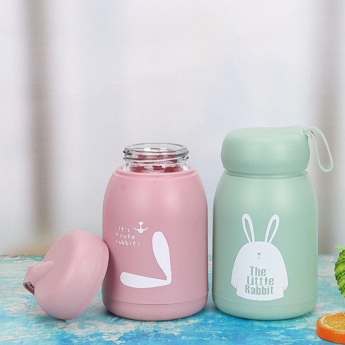 GLASS WATER BOTTLE RABBIT 22261 | H6-2201