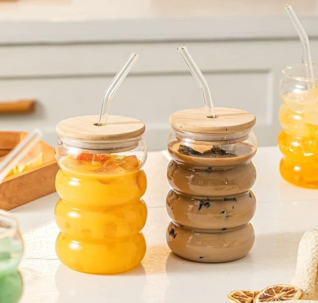 SIPPER TUMBLER WOODEN LID 500ML 2 PCS SET