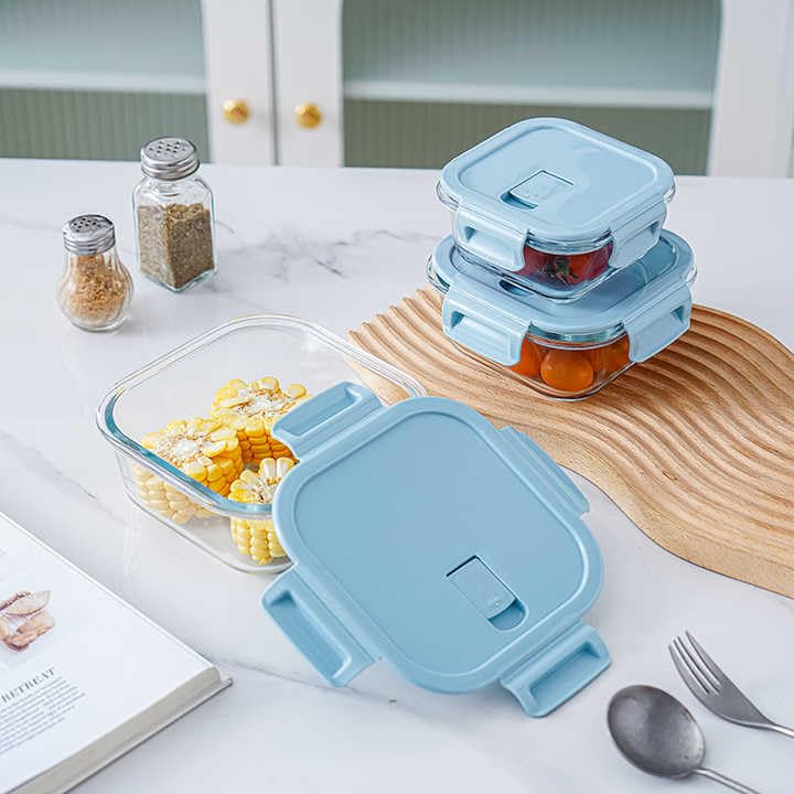 LUNCH BOX SET S.M.L SQUARE 3 PCSI WGPK05-L3-A
