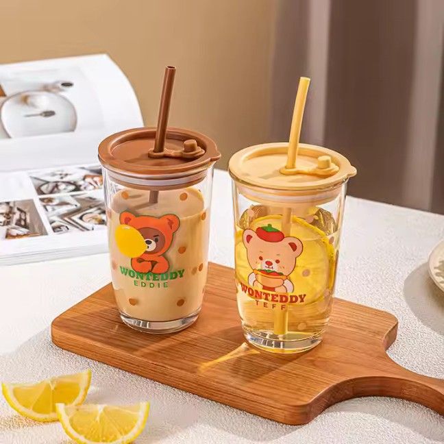 WONTEDDY SIPPER WITH SILICON STRAW 400ML
