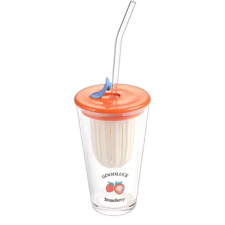 SIPPER GLASS LID 500ML