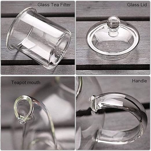 Green Tea Kettle Glass Strainer 800ml