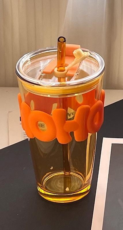 HOHO STRAW CUP LONG 530ML 22384 | H6-00030