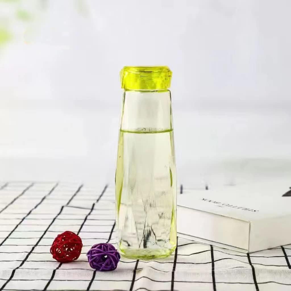 GLASS WATER BOTTLE CRANK CUP