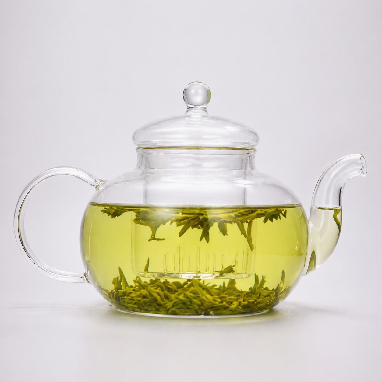GREEN TEA KETTLE GLASS  STRAINER 800M 23147