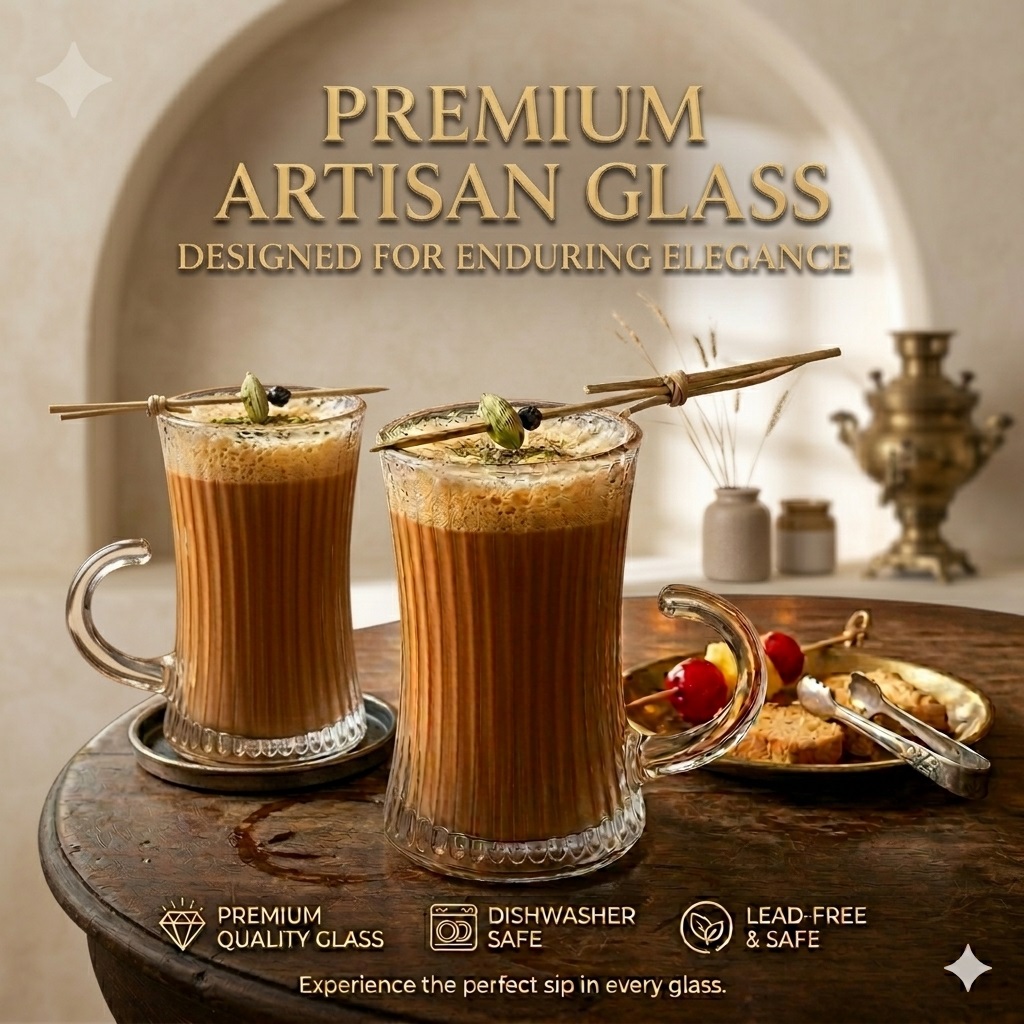 Lining Tea Cup 100ml 6 Pcs Set
