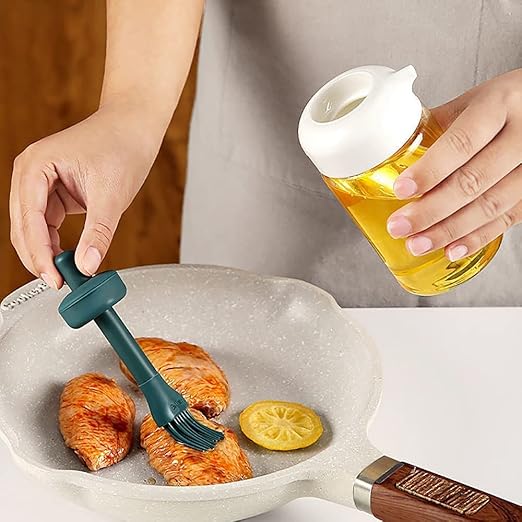 GLASS OIL BRUSHJAR 230ML 1PCS 23196 | MSB-118
