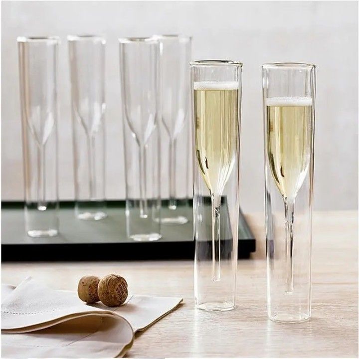 DW CHAMPAGNE DEINKING GLASS 150ML 1PCS SET  21668 |SMG-02