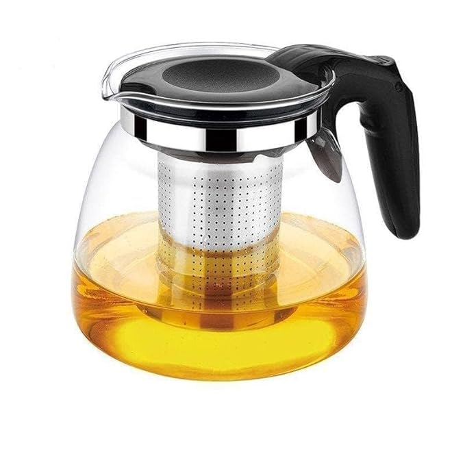 GREEN TEA STRAINER GLASS KATTLE 1L
