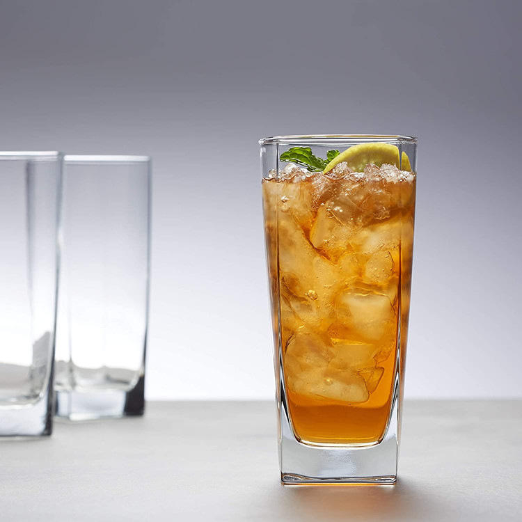 SQUARE JUICE GLASS 260ML 6PCS SET