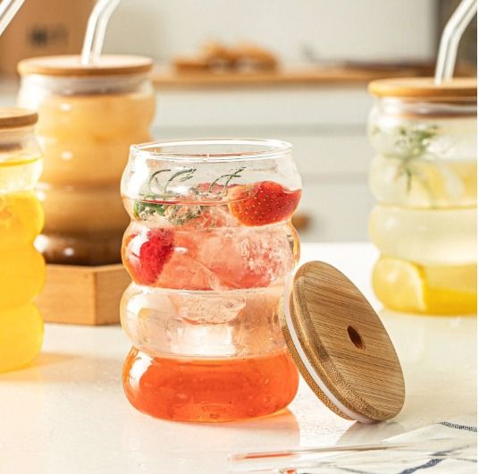 Sipper Tumbler Wooden Lid 500ml